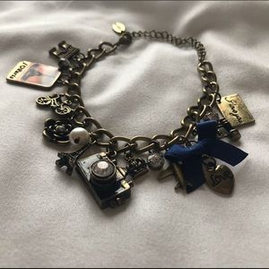 Charm Bracelet- Vintage Travel Charms